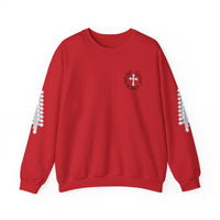 LOVE EVERYONE CROSS CREWNECK