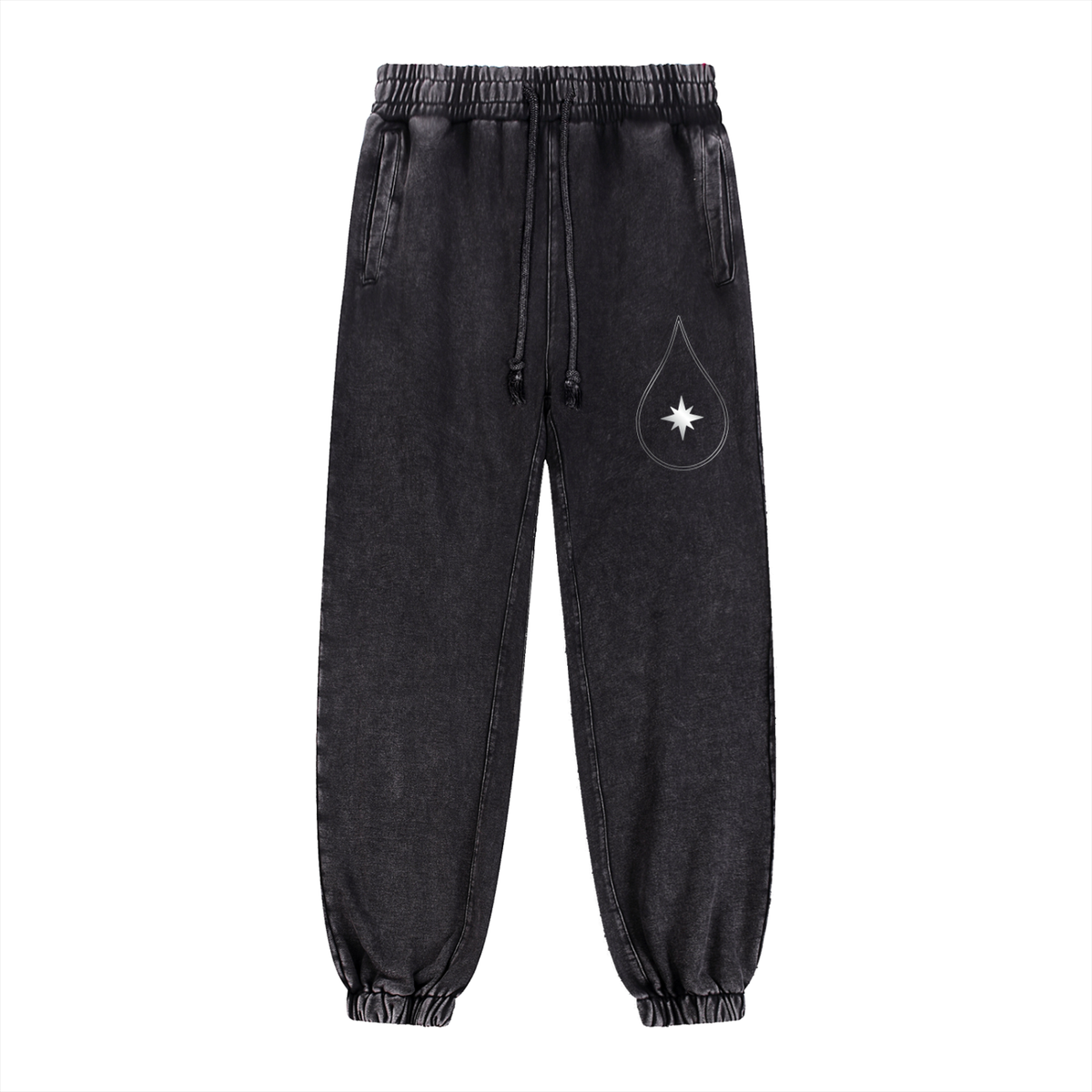 CHROME TEARS Snow Wash Sweatpants