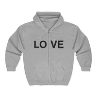 LOVE HOODIE ZIP UP