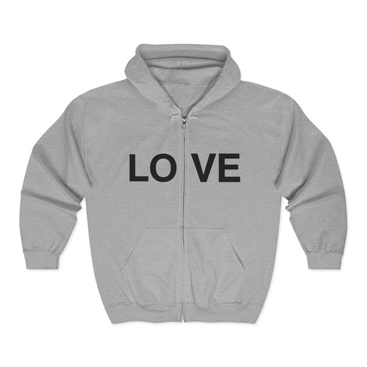 LOVE HOODIE ZIP UP