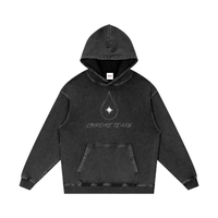 CHROME TEARS Snow Washed Hoodie